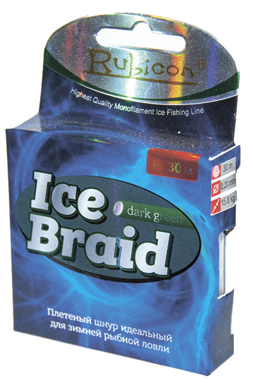 Леска плетеная Ice Braid 30m gray, 0,08mm